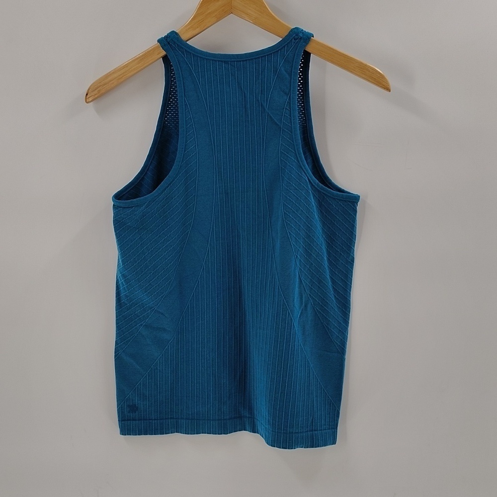 All In Motion Athletic Halter Top Size Large Greenish Blue Sleeveless Stretch - Picture 3 of 3